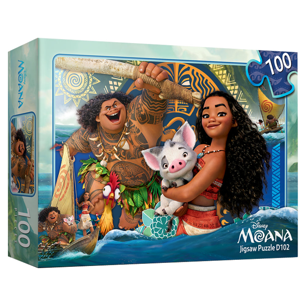 Puzzle Disney - Vaiana et Maui - 100 pièces - Label Emmaüs