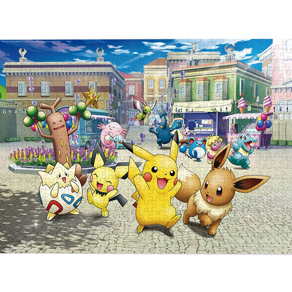 Pokemon Pikachu and Eevee 500-Piece Puzzle